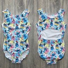 Load image into Gallery viewer, Easter Egg Besties Stitch & Angel Leotard