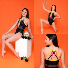 Load image into Gallery viewer, Candy Corn Queen Leotard