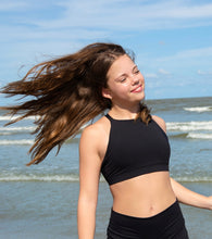 Load image into Gallery viewer, Lagoon Bra Top - Black