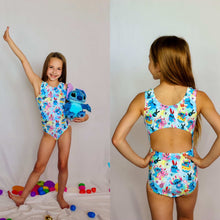 Load image into Gallery viewer, Easter Egg Besties Stitch & Angel Leotard