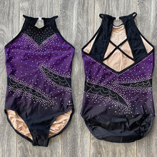 Load image into Gallery viewer, Midnight Sparkle Leotard