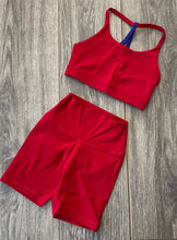 Load image into Gallery viewer, The Daybreak Radiant Red Set - Top & Shorts