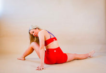 Load image into Gallery viewer, The Daybreak Radiant Red Set - Top & Shorts
