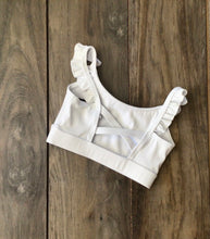 Load image into Gallery viewer, The Phoenix White Ruffle Top