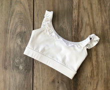 Load image into Gallery viewer, The Phoenix White Ruffle Top