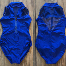 Load image into Gallery viewer, The Royalty Zip Mock Leotard