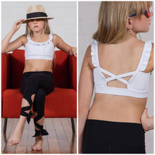 Load image into Gallery viewer, The Phoenix White Ruffle Top