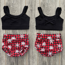 Load image into Gallery viewer, Buffalo Plaid Bliss &amp; Black Phoenix Top Classic 2PC Set
