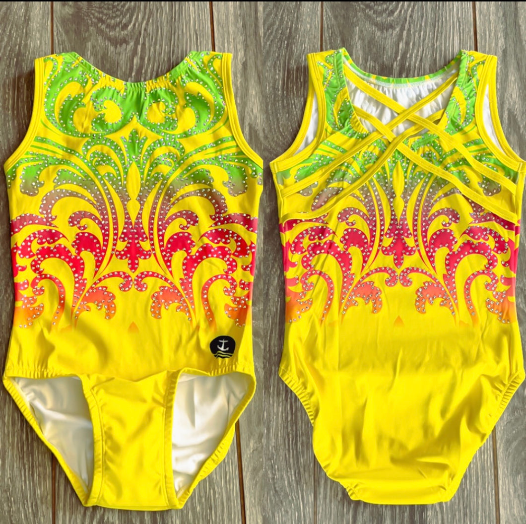 Tropical Oasis Leotard - Tropical Twist