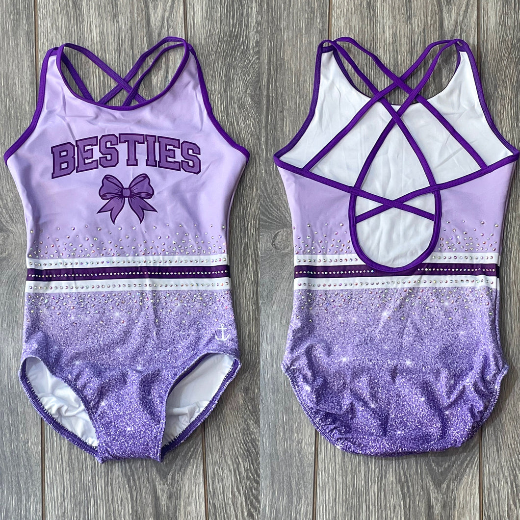 Besties Leotard - Purple