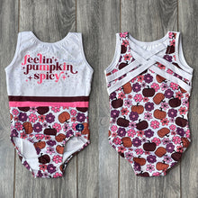 Load image into Gallery viewer, Feelin’ Pumpkin Spicy Leotard
