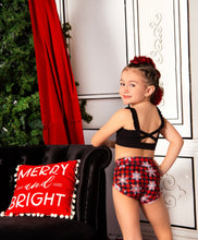 Load image into Gallery viewer, Buffalo Plaid Bliss &amp; Black Phoenix Top Classic 2PC Set
