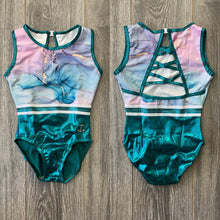 Load image into Gallery viewer, Teal Watercolor Wish Leotard
