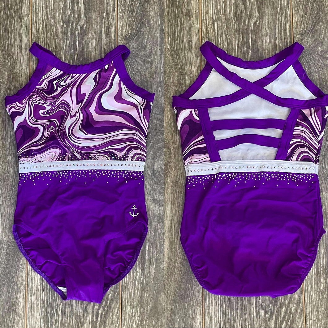 Purple Potion Swirl Leotard