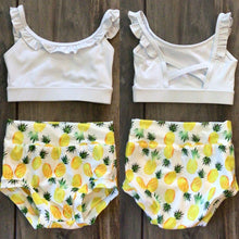 Load image into Gallery viewer, The Perfect Pineapple &amp; White Phoenix Top Classic 2PC Set
