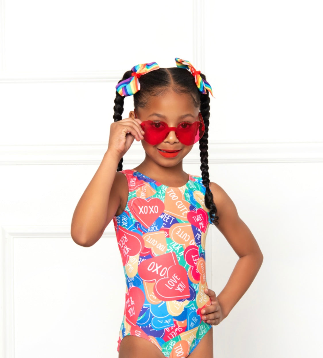 Conversation Hearts Tank Leotard