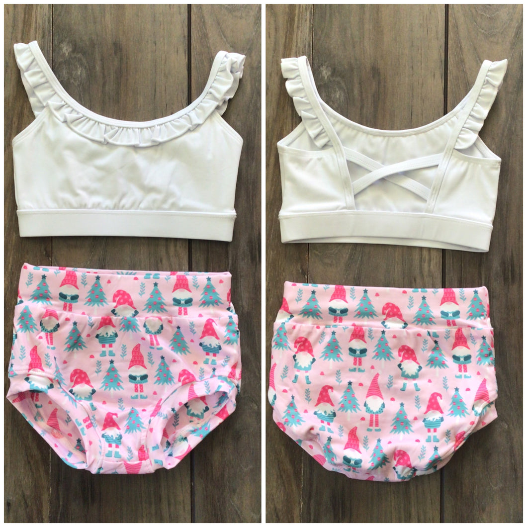 Gnome for the Holidays & White Phoenix Top Classic 2PC Set