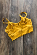 Load image into Gallery viewer, Mustard Palm Strappy Ultra Soft Top
