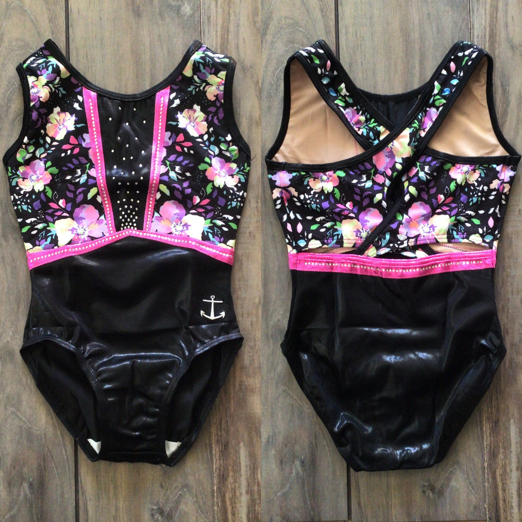 Midnight In Bloom Leotard